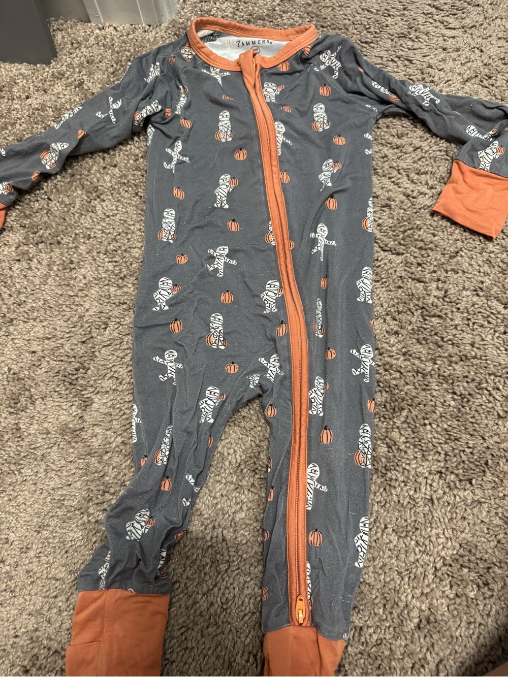 Halloween Mummy Bamboo Zippy